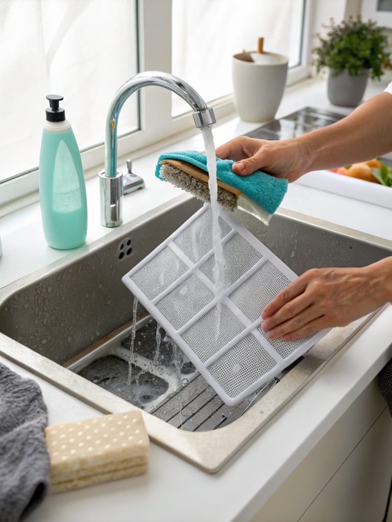 Klimaanlage Filter reinigen details