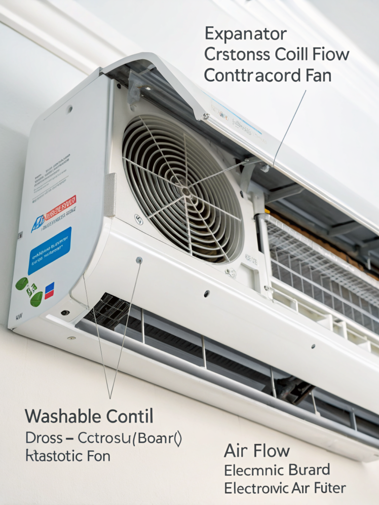 Klimaanlage Innengerät details