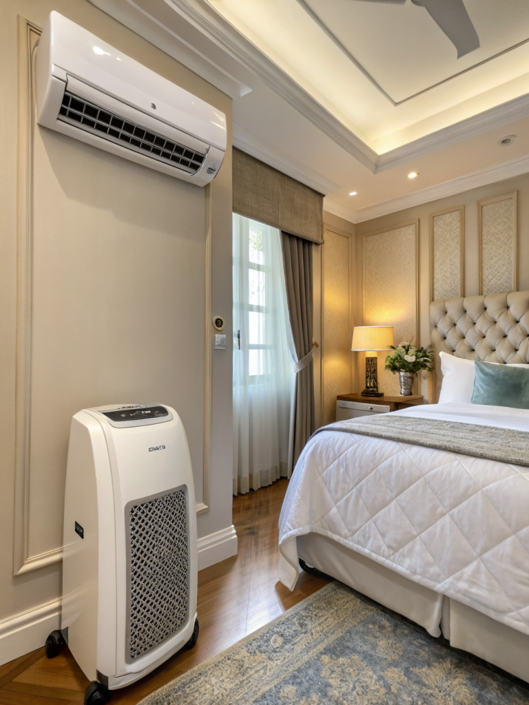 Klimaanlage Schlafzimmer details