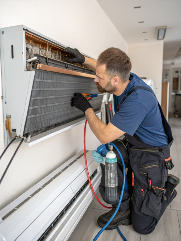 Klimaanlage Verdampfer details