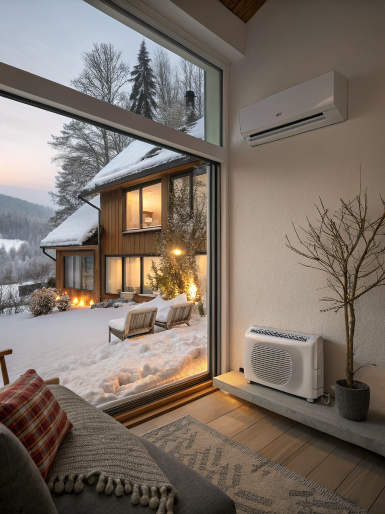 Klimaanlage mit Heizfunktion details