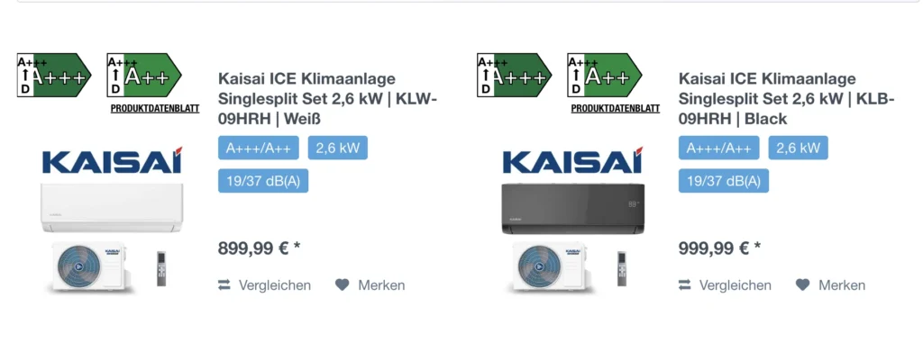 Leise Klimaanlage im Schlafzimmer für ruhigen Schlaf